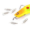 Miniatyrbild 5 av 5: 100 st Spring Twist Lock Fiskekrok Centreringsnål för Mjukbete