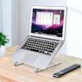 Miniatyrbild 3 av 4: Bärbar Laptop Stativ Justerbar Fällbar Aluminium Skrivbord Notebook Hållare Stativ Montering För Surfplattor Pc