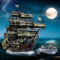 Miniatyrbillede 2 af 5: 3D Metal Puslespil til Voksne, Queen Annes Revenge Piratskib Model Kits, Byggekit