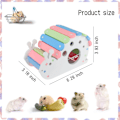 Miniatyrbild 2 av 5: Wishing wood hamsterhus, regnbågsgömställe för hamster