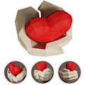 Miniatyrbilde 4 av 4: 1 stk 3D Origami Hjerte 3D Origamipapir 3D Papirmodell