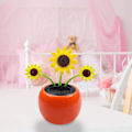 Miniatyrbild 3 av 3: 1 solcellsdriven dansande blomma, solcellsdriven dansande solros