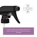 Miniatyrbilde 4 av 7: 4 stk. Sprayflaske Triggerdyse Utskiftningssprayhoder for Gl