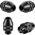 Miniatyrbild 1 av 5: 4 st Mini Nyckellös Borr Multifunktionschuckar Universal Adapter Chuck För Dremel För Dremel Elektrisk Slipmaskin Verktyg 0,4-3,2 mm