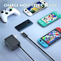 Miniatyrbilde 3 av 5: For Nintendo Switch/lite-15V 2.6A Hurtiglader 1.5A