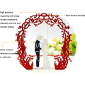 Miniatyrbilde 3 av 5: 1 stk 3D Romantisk Kort, 3D Pop-up Romantisk Gavekort, 3D