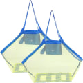 Miniatyrbillede 1 af 5: 2 netstrandstasker, foldbar stor netstrandtaske, bærbar legetøjsopbevaringstaske