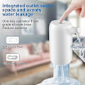 Miniatyrbild 2 av 5: Vattenflaskepumpautomat 5 Gallon Vattenflaskedispenser Usb Laddning Automatisk Dricksvattenpump Bärbar Elektrisk Vattenpump För 5 Gallon Flaska Integrat