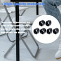Miniatyrbilde 2 av 5: 50 stk. U-formet Plast Stolglide (25mm), U-formet Plast Stolbenshette, Fotåpningspute Gulvbeskyttere