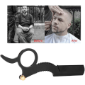 Miniatyrbilde 2 av 4: 1 rustfritt stål barberhøvel for menn, rett kant, tommelformet, manuell