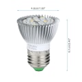 Miniatyrbillede 2 af 5: 1 stk LED Plant Vækstlys Pære 28W E27 Fuld Spektrum Flad