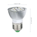 Pikkukuva 2 / 5: 1 kpl LED-kasvilampun polttimo 28W E27 Täyspektrinen Litteä
