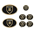 Miniatyrbild 2 av 4: Högkvalitativ hybridbilslogotyp, hög kvalitet, logotypmodifiering, för Byd S7 S6 F3 E2 F6 G5 Song L3 Tang F0 G3 G6 Guld bakre etikett