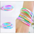 Miniatyrbilde 4 av 4: 50 stk. Silikon Armbånd Fluorescens Gløder i Mørket for Barn