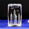 Pikkukuva 1 / 5: 1 kpl Kristalli Vapaudenpatsas / New Yorkin patsas 3D Laser