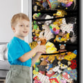 Miniatyrbild 3 av 3: Plushdjursförvaring - Över Dörrorganisatör för Plush
