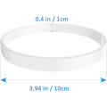 Miniatyrbilde 2 av 5: 3 Pakk Gummitetinger Erstatningstetning Hvit Ring for Nutri Ninja Blender Erstatning for Ninja Auto-iQ Pro Extract