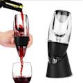 Miniatyrbillede 1 af 5: Vinaerator og Dekanter, Sort, med Stativ, til Rødvin, Vin