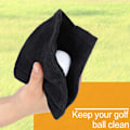 Miniatyrbillede 3 af 3: 2 golfhåndklæder med snap-krog, golfhåndklæde 5 x 5 tommer Mikrofiber