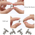 Miniatyrbilde 3 av 5: (1)20 Sett 17mm Erstatningsknapper for Jeans, Sømløse og Avtakbare