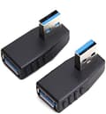 USB 3.0 Adapter 90 Grader Han till Hona Kontakt