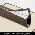 Miniatyrbillede 2 af 5: 120 * 30 * 15cm Foldbar Skostativ af Non-woven stof (Beige og Brun) -