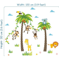 Miniatyrbillede 4 af 5: Jungle Vægstickers Mural Dekaler Soveværelse Børn Baby Børneværelse