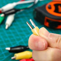 Miniatyrbilde 3 av 5: 10 stk dobbelt-endte krokodilleklemmer farge testledning jumper