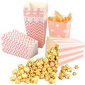 Miniatyrbillede 1 af 5: 12 stk. Popcornboks Papirpose Slikbeholder Popcorn Papirpose