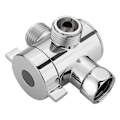 Miniatyrbilde 1 av 5: 3-veis T-adapter for badekar dusjhode arm montering diverter adapter for hånddusj 1 stk