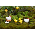 Pikkukuva 2 / 4: 16 kpl Mikromaiseman Miniatyyrieläimet Resin Hen Hen