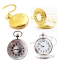 Pikkukuva 3 / 3: Taskukello Vintage Roomalaiset Numerot Mittari Quartz Taskukellot
