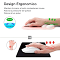 Miniatyrbillede 2 af 3: 1 kattepote musematte med håndledsstøtte, bærbar ergonomisk anti
