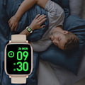 Miniatyrbild 5 av 5: Smartklocka för Män Kvinnor (Svara/Ring Samtal), HD 1.77\" för Android iOS (Beige)