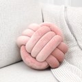 Miniatyrbillede 1 af 5: Knude Puder Ball Rund Pude Hjem Decor Pude, Pink 8inch