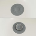 Miniatyrbillede 5 af 5: Universal afløbspropper, 4 stk., Ø 10 cm, hvid + grå, silikone