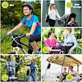 Miniatyrbillede 3 af 4: Cykel Flaskeholder med Forreste Netlomme, Stor Kapacitet