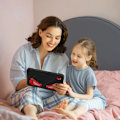Pikkukuva 4 / 5: Musta-punainen silikonikuori Samsung Galaxy Tab A9 plus 11” (SM-X216B) (2023)