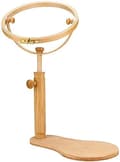 1 stycke (17 cm) Broderistativ Korsstygn Ram Stativ Trä