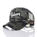 Miniatyrbilde 1 av 5: Guitar Gibson Trucker Cap Menn Morsom Gibson Hat Baseball Cap Sommer Unisex Mesh Net Caps Messing Buckle Dad Cap Snapback Justerbar A1