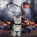 Pikkukuva 4 / 5: Halloween-hämähäkkikoiranpuku, Halloween-asu lemmikkieläimille, Koira
