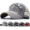 Pikkukuva 3 / 5: Miesten ja naisten retro-baseball-lippis, unisex, säädettävä metallilukko