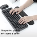 Miniatyrbillede 4 af 5: Et tastatur håndledsstøtte fyldt med memory foam håndledsstøtte,