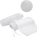 Miniatyrbilde 4 av 5: Hvit pustende mesh 4-sidig sengekant, for 4-panel seng