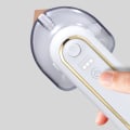 Pikkukuva 4 / 5: 1 x mini valkoinen langaton matkakinni, 360 asteen silitysrauta, USB