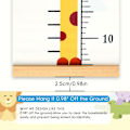 Pikkukuva 5 / 5: Baby Growth Height Chart - Seinäkoriste lapsille, irrotettava kangaskorkeusmittari 79\" x 7.9\" (Giraffi)