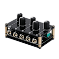 Miniatyrbillede 4 af 5: 1-i-4-ud Passiv Mixer Modul Mini Stereo 4-kanals Passiv Mixer Lyd Mixer 1 Lyd Indgang Til 4 O 4-i-1-ud