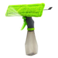 Miniatyrbillede 1 af 5: 3 i 1 Vinduesrens Spray Tør Skraber Funktioner Atomisering Dyse Flaske Visker Mikrofiber Klud Pad Kit Bil Glas Rengøring Børste