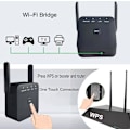 Pikkukuva 2 / 5: Uusin WiFi-laajennin 2024, WiFi-toistin, WiFi-vahvistin, kattaa jopa 800 neliömetriä ja 60 laitetta