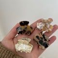 Miniatyrbillede 3 af 3: Lille acetat hårklips